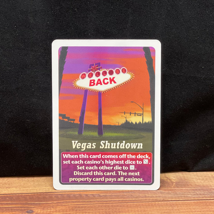 Vegas Shutdown: A Lords of Vegas Promo Card