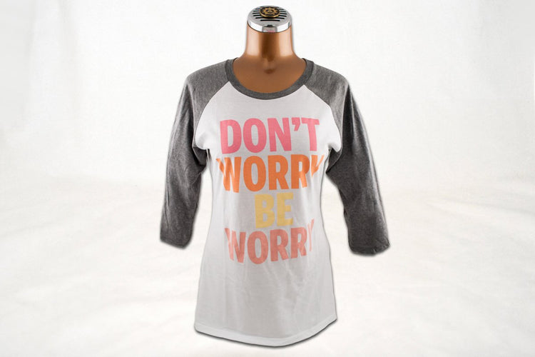 Apparel - Don't Worry Be Worry Baseball T-shirt