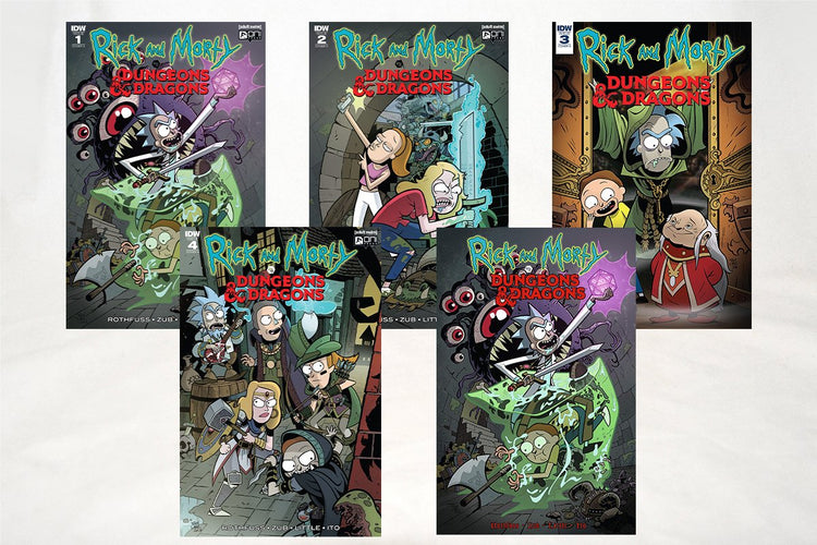 Books - Less Than Perfect Rick And Morty Dungeons & Dragons Comics