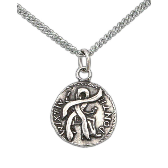 Jewelry - Anduriel's Blackened Denarius Necklace