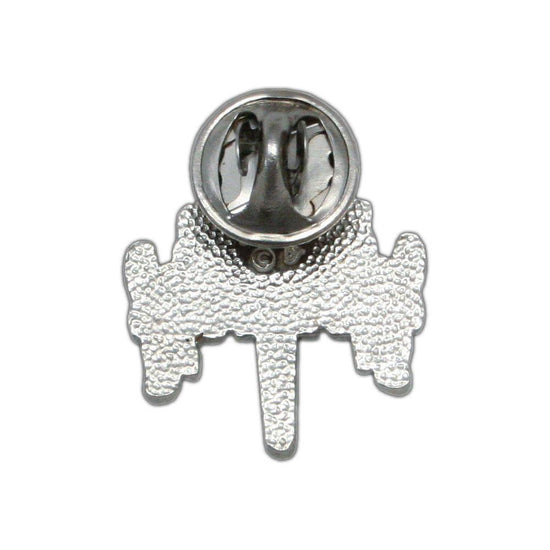 Badali Jewelry Bridge Four Badge Pin - Enameled Bronze Lapel Pin