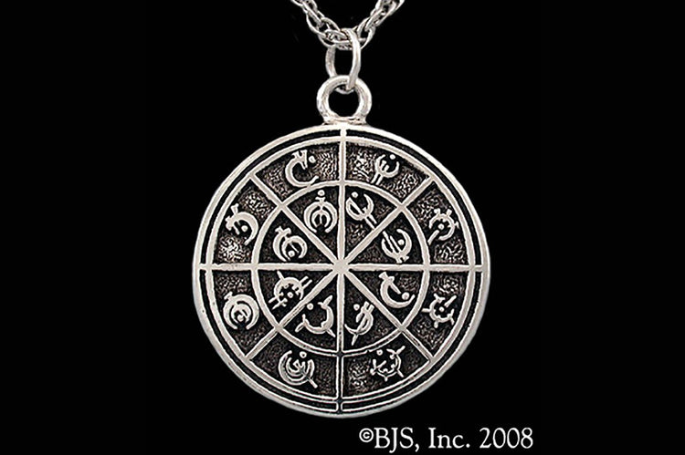 Jewelry - Mistborn Steel Alphabet Medallion