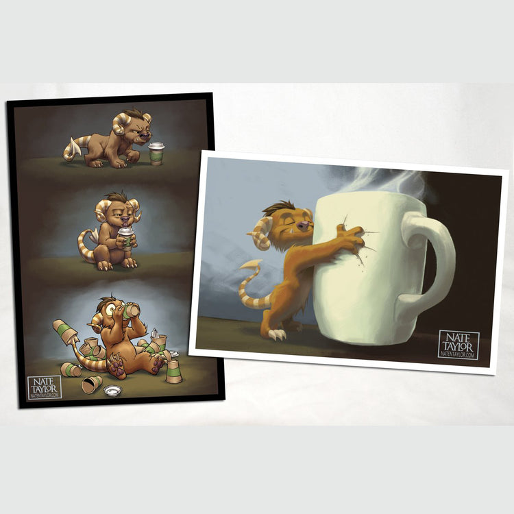 Coffee Critter Postcards