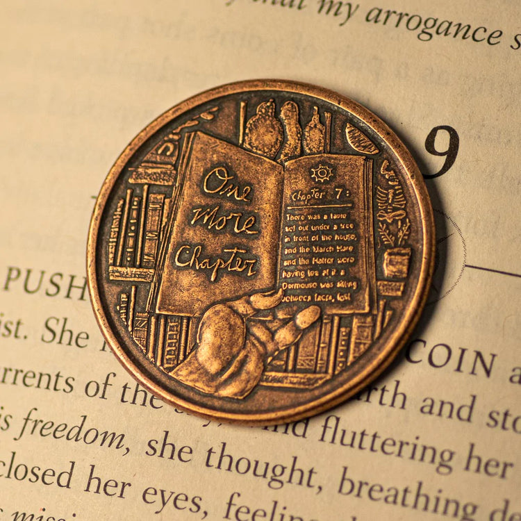 "One More Chapter/Go To Bed" Decision Maker Coin
